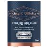 Gillette King C. Double Edge Safety Razor Blades Náhradné ostrie pre mužov Set