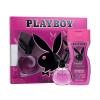 Playboy Queen of the Game Darčeková kazeta toaletná voda 40 ml + sprchovací gél 250 ml poškodená krabička