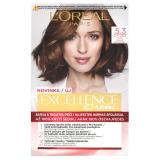 L'Oréal Paris Excellence Creme Triple Protection Farba na vlasy pre ženy 48 ml Odtieň 5,3 Natural Light Golden Brown