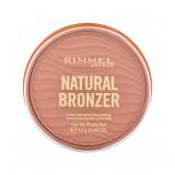 Rimmel London Natural Bronzer Ultra-Fine Bronzing Powder Bronzer pre ženy 14 g Odtieň 001 Sunlight