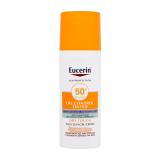 Eucerin Sun Oil Control Tinted Dry Touch Sun Gel-Cream SPF50+ Opaľovací prípravok na tvár 50 ml Odtieň Light