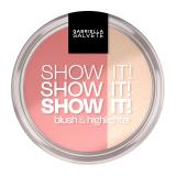 Gabriella Salvete Show It! Blush & Highlighter Lícenka pre ženy 9 g Odtieň 01