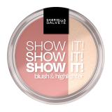 Gabriella Salvete Show It! Blush & Highlighter Lícenka pre ženy 9 g Odtieň 02