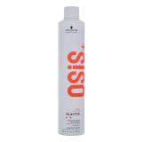 Schwarzkopf Professional Osis+ Elastic Medium Hold Hairspray Lak na vlasy pre ženy 500 ml poškodený flakón