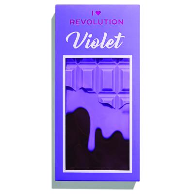 I Heart Revolution Chocolate Eyeshadow Palette Očný tieň pre ženy 20,2 g Odtieň Violet