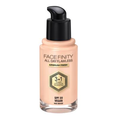 Max Factor Facefinity All Day Flawless SPF20 Make-up pre ženy 30 ml Odtieň N55 Beige