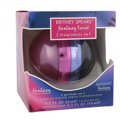 Britney Spears Fantasy Twist Darčeková kazeta parfumovaná voda Fantasy 50 ml + parfumovaná voda Midnight Fantasy 50 ml