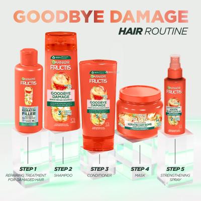 Garnier Fructis Goodbye Damage Repairing Shampoo Šampón pre ženy 400 ml