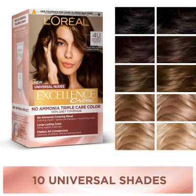L&#039;Oréal Paris Excellence Creme Triple Protection No Ammonia Farba na vlasy pre ženy 48 ml Odtieň 10U Lightest Blond
