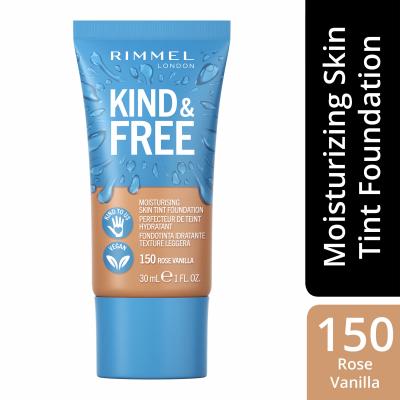 Rimmel London Kind &amp; Free Skin Tint Foundation Make-up pre ženy 30 ml Odtieň 150 Rose Vanilla