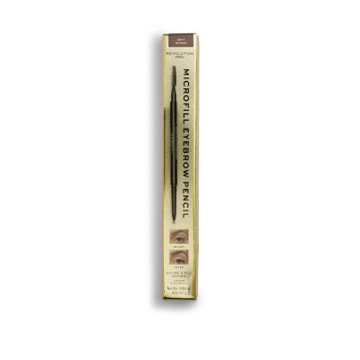 Revolution Pro Microfill Eyebrow Pencil Ceruzka na obočie pre ženy 0,1 g Odtieň Soft Brown