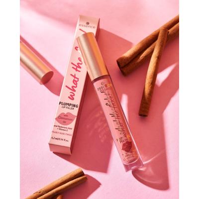 Essence What The Fake! Plumping Lip Filler Lesk na pery pre ženy 4,2 ml Odtieň 02 Oh My Nude!