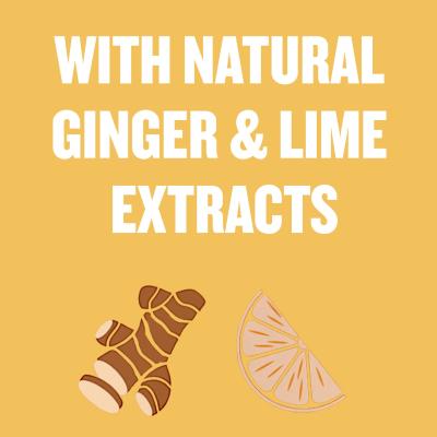 Listerine Fresh Ginger &amp; Lime Mild Taste Mouthwash Ústna voda 500 ml