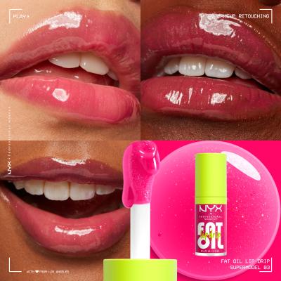 NYX Professional Makeup Fat Oil Lip Drip Olej na pery pre ženy 4,8 ml Odtieň 03 Supermodell