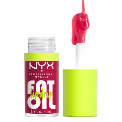 NYX Professional Makeup Fat Oil Lip Drip Olej na pery pre ženy 4,8 ml Odtieň 05 Newsfeed