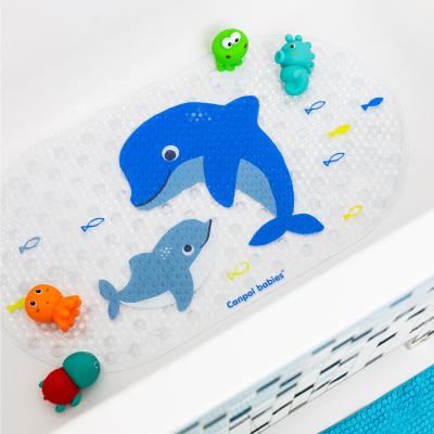 Canpol babies Love&amp;Sea Bath Mat Blue Doplnok do kúpeľne pre deti 1 ks