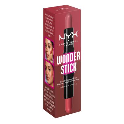 NYX Professional Makeup Wonder Stick Blush Lícenka pre ženy 8 g Odtieň 03 Coral And Deep Peach