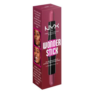 NYX Professional Makeup Wonder Stick Blush Lícenka pre ženy 8 g Odtieň 04 Deep Magenta And Ginger