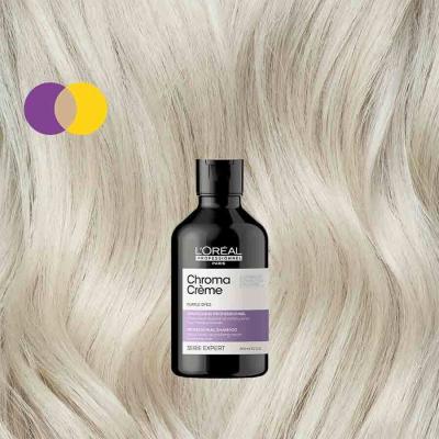 L&#039;Oréal Professionnel Chroma Crème Professional Shampoo Purple Dyes Šampón pre ženy 300 ml