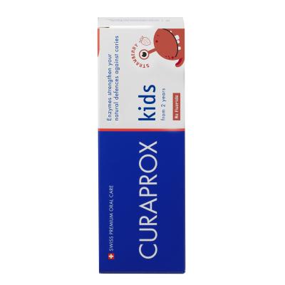 Curaprox Kids Toothpaste No Fluoride Strawberry Zubná pasta pre deti 60 ml