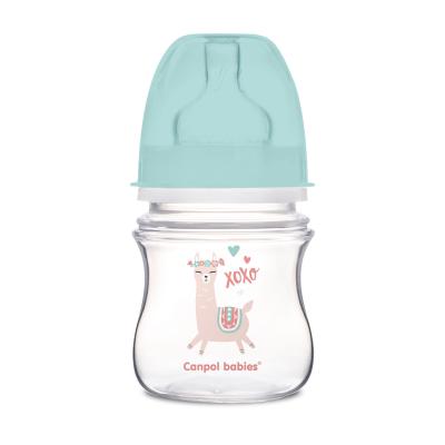 Canpol babies Exotic Animals Easy Start Anti-Colic Bottle Green 0m+ Dojčenská fľaša pre deti 120 ml