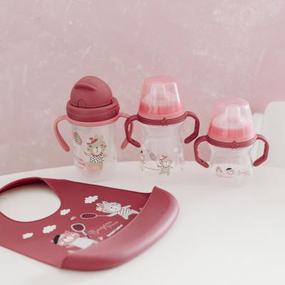 Canpol babies Bonjour Paris First Cup Pink 6m+ Šálka pre deti 250 ml
