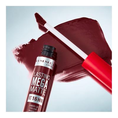 Rimmel London Lasting Mega Matte Liquid Lip Colour Rúž pre ženy 7,4 ml Odtieň Plum This Show