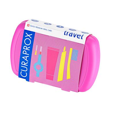 Curaprox Travel Set Pink Zubná kefka Set