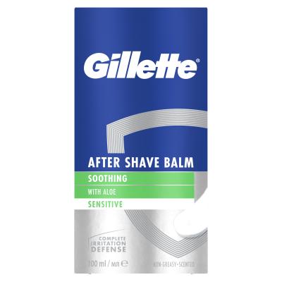 Gillette Sensitive After Shave Balm Balzam po holení pre mužov 100 ml