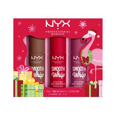 NYX Professional Makeup Fa La La L.A. Land Smooth Whip Matte Lip Cream Trio Darčeková kazeta rúž Smooth Whip Matte Lip Cream 3 x 4 ml