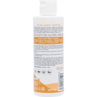 Kii-Baa Organic Baby Extra Mild Shampoo Šampón pre deti 200 ml