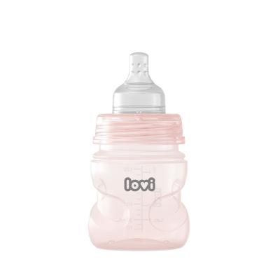 LOVI Trends Bottle 0m+ Pink Dojčenská fľaša pre deti 120 ml