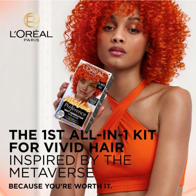 L&#039;Oréal Paris Préférence Meta Vivids Farba na vlasy pre ženy 75 ml Odtieň 6.403 Meta Coral