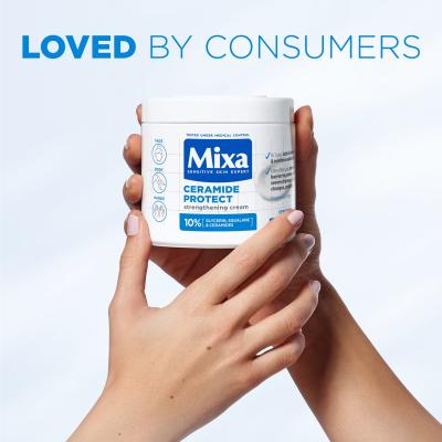 Mixa Ceramide Protect Strengthening Cream Telový krém pre ženy 400 ml