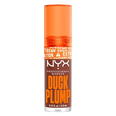 NYX Professional Makeup Duck Plump Lesk na pery pre ženy 6,8 ml Odtieň 07 Mocha Me Crazy