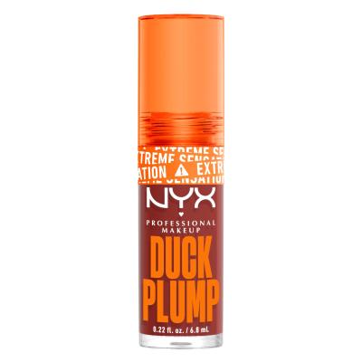 NYX Professional Makeup Duck Plump Lesk na pery pre ženy 6,8 ml Odtieň 06 Brick Of Time