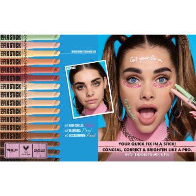NYX Professional Makeup Pro Fix Stick Correcting Concealer Korektor pre ženy 1,6 g Odtieň 06 Natural