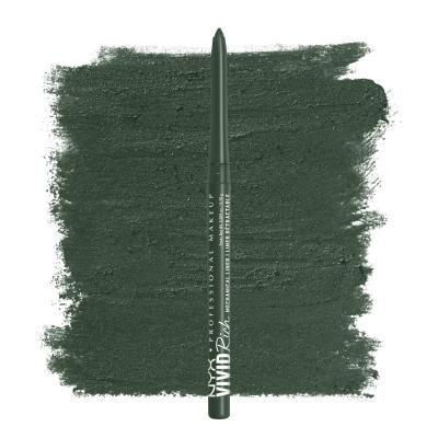NYX Professional Makeup Vivid Rich Mechanical Liner Ceruzka na oči pre ženy 0,28 g Odtieň 08 Emerald Empire