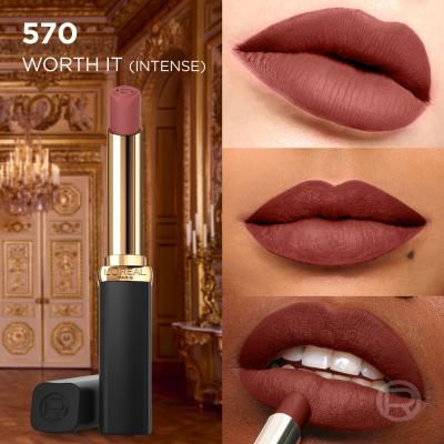 L&#039;Oréal Paris Color Riche Intense Volume Matte Nudes of Worth Rúž pre ženy 1,8 g Odtieň 570 Worth It Intens
