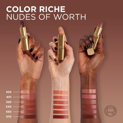 L&#039;Oréal Paris Color Riche Free the Nudes Rúž pre ženy 4,7 g Odtieň 570 Worth It Intense