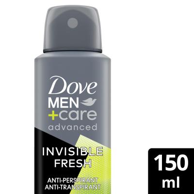 Dove Men + Care Advanced Invisible Fresh 72H Antiperspirant pre mužov 150 ml