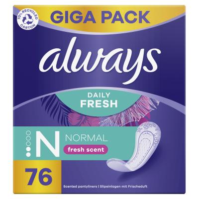Always Daily Fresh Normal Fresh Scent Slipová vložka pre ženy Set