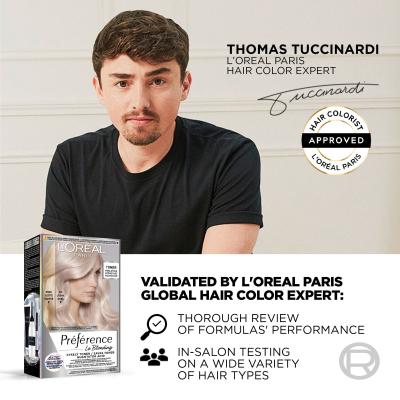 L&#039;Oréal Paris Préférence Le Blonding Toner Farba na vlasy pre ženy 60 ml Odtieň Platinum Pearl