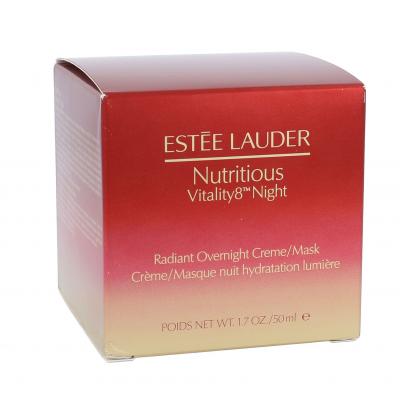 Estée Lauder Nutritious Vitality8 Night Radiant Overnight Creme/Mask Nočný pleťový krém pre ženy 50 ml