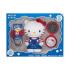 Hello Kitty Hello Kitty 2in1 Shower Gel & Shampoo Darčeková kazeta sprchovací gél 400 ml + hrebeň so zrkadielkom + gumičky a spona do vlasov