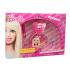 Barbie Barbie Darčeková kazeta toaletná voda 100 ml + lesk na pery 2,5 ml + kľúčenka