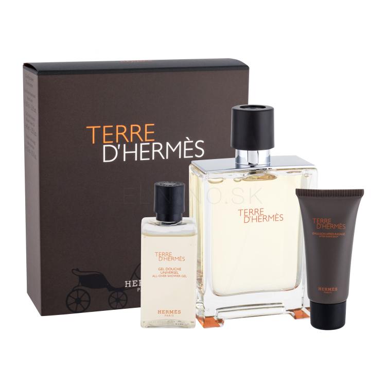 Hermes Terre d´Hermès Darčeková kazeta toaletná voda 100 ml + sprchovací gél 40 ml + balzam po holení 15 ml