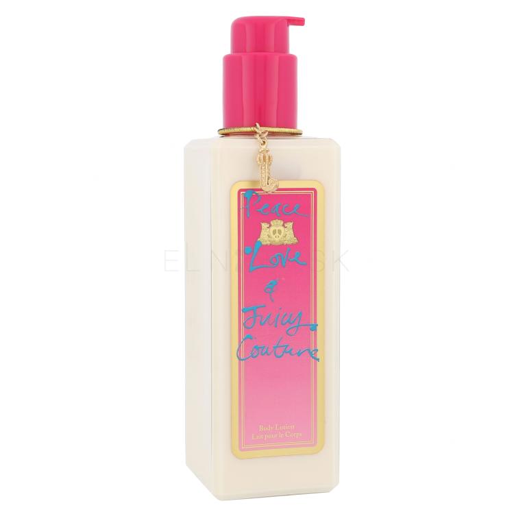 Juicy Couture Peace, Love and Juicy Couture Telové mlieko pre ženy 250 ml tester