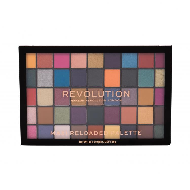 Makeup Revolution London Maxi Re-loaded Očný tieň pre ženy 60,75 g Odtieň Dream Big