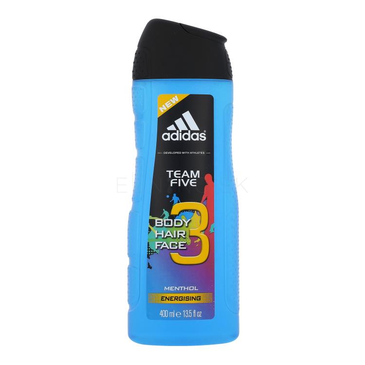Adidas Team Five 3in1 Sprchovací gél pre mužov 400 ml